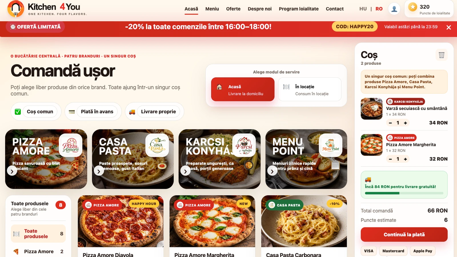 Éttermi rendelési rendszer demo