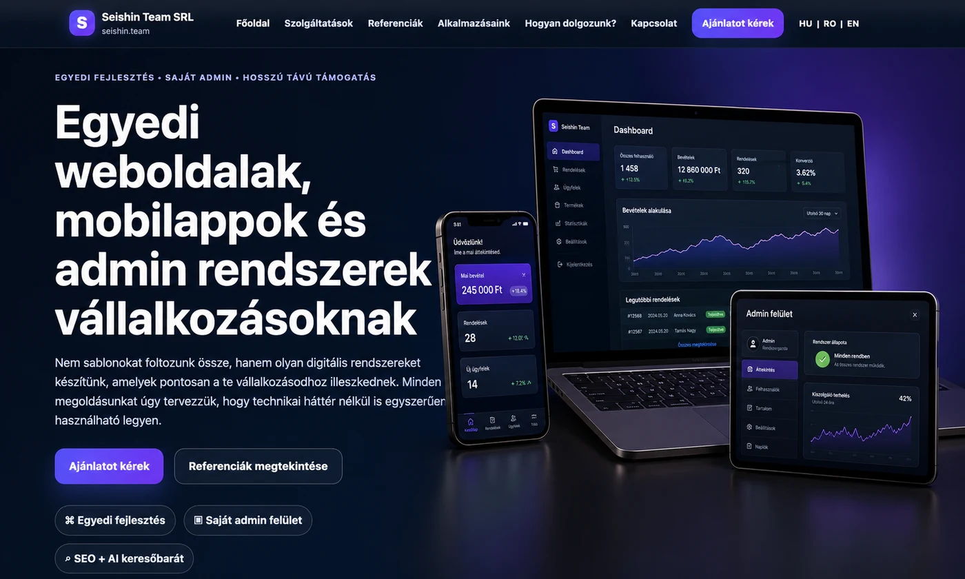 SEO és tartalom illusztráció